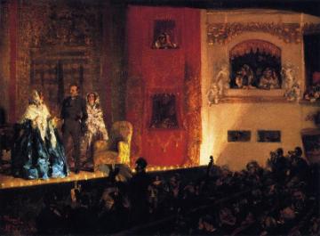 The Théâtre Du Gymnase Artwork by Adolph von Menzel