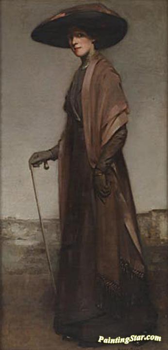 Retrato Femenino Artwork by Jose Maria Lopez Mezquita