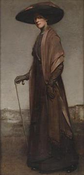 Retrato Femenino Artwork by Jose Maria Lopez Mezquita