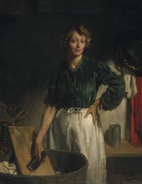 Lottie of Paradise Walk Artwork by Sir William Orpen