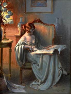 La Lecture Artwork by Delphin Enjolras