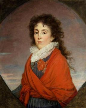 Ekaterina Kutuzova, Wife of Russian Field Marshal M.I. Kutuzov Artwork by Elisabeth Vigee Le Brun