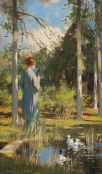 Duck Pond Artwork by George Henry