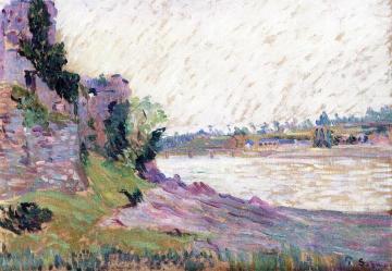 Saint-briac, Chateau Du Guildo Artwork by Paul Signac