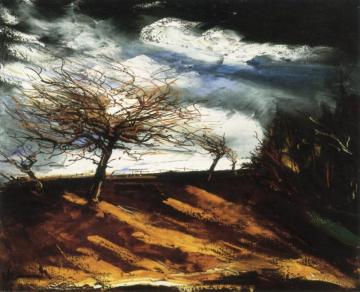 Orchard In A Storm Artwork by Maurice De Vlaminck