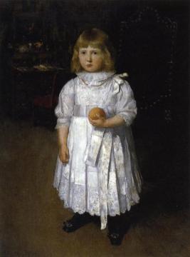 Portrait Of Cara Artwork by Julian Alden Weir
