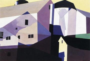 Composition Around Yellow Artwork by Charles Sheeler