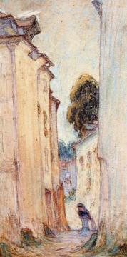 Street in Meudon Artwork by Claude-Emil Schuffenecker