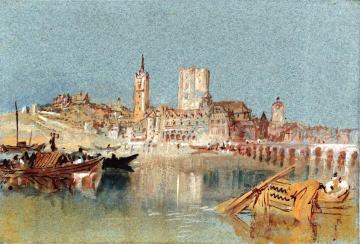 Beaugency from the South Artwork by Joseph Mallord William Turner