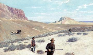 Theodore Roosevelt "sage Grouse Shooting" Artwork by Henry F. Farny