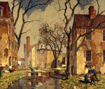 The Red Boat Artwork by Robert Spencer