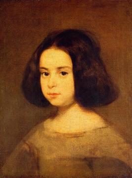 Portrait Of A Little Girl Artwork by Diego Velazquez