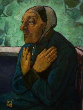 Old Peasant Woman Artwork by Paula Modersohn-Becker