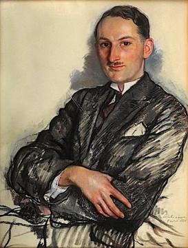 Portrait of Felicien Qaqaan Artwork by Zinaida Serebriakova