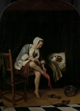 The Morning Toilet Artwork by Jan Steen