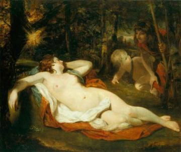 Cymon And Iphigenia Artwork by Sir Joshua Reynolds