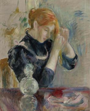 The Toilette Artwork by Berthe Morisot