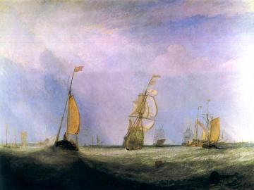 The City of Utrecht, 64, Going to Sea Artwork by Joseph Mallord William Turner