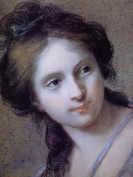 A girl Artwork by Elisabeth Vigee Le Brun