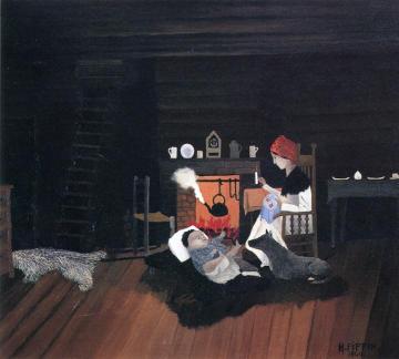 Six OClock Artwork by Horace Pippin