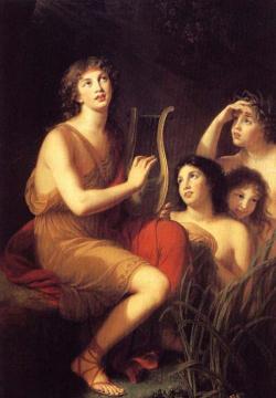 Amphion Jouant de la Lyre Artwork by Elisabeth Vigee Le Brun