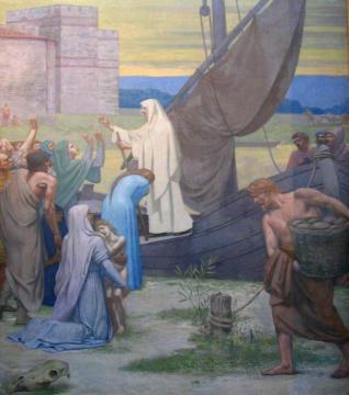 Vie de St Geneviève Artwork by Pierre Puvis de Chavannes