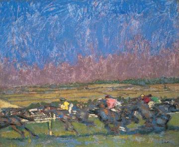 Dieppe Races Artwork by Walter Richard Sickert