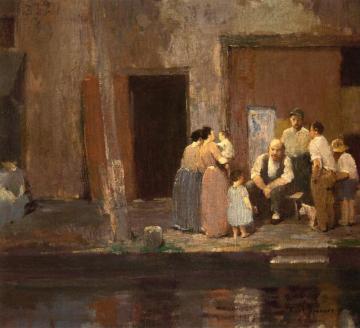 Near The Blacksmith's Shop Artwork by Robert Spencer