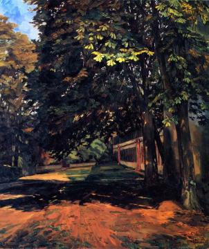 Kloster Amorbach, Landstraße Artwork by Wilhelm Trübner