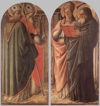 The Doctors Of The Church Artwork by Fra Filippo Lippi