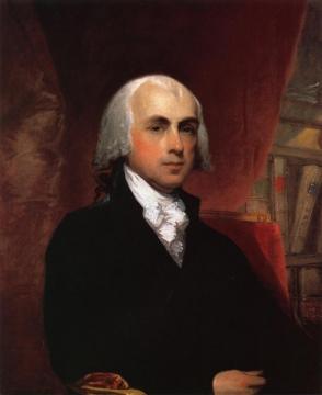 James Madison Artwork by Gilbert Stuart