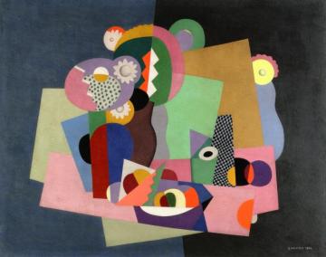 Flowers And Fruit Artwork by Georges Valmier