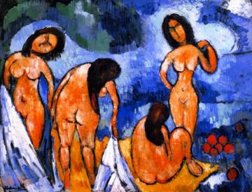The Bathers Artwork by Maurice De Vlaminck