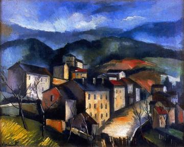Village Artwork by Maurice De Vlaminck