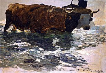 The Return from Fishing (study) Artwork by Joaquin Sorolla y Bastida