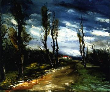 Stormy Landscape Artwork by Maurice De Vlaminck