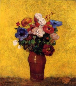 Flowers Artwork by Odilon Redon
