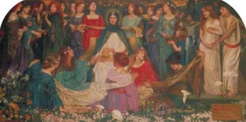 The Blessed Damozel Artwork by John Byam Liston Shaw