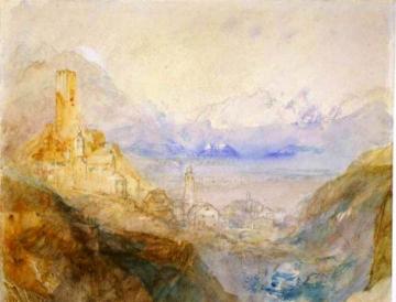 Hospenthal, Fall of St Gothard, morning Artwork by Joseph Mallord William Turner
