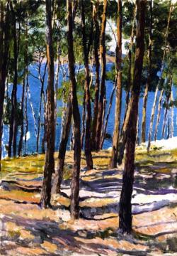 The Pines of Galicia Artwork by Joaquin Sorolla y Bastida