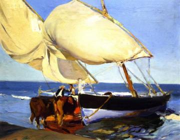 Sails Artwork by Joaquin Sorolla y Bastida