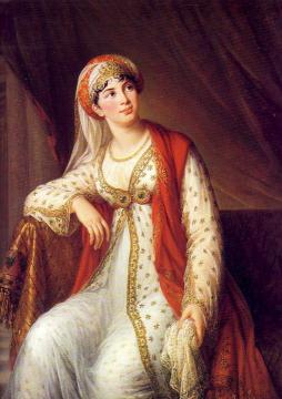 Madame Grassini in the Role of Zaire Artwork by Elisabeth Vigee Le Brun