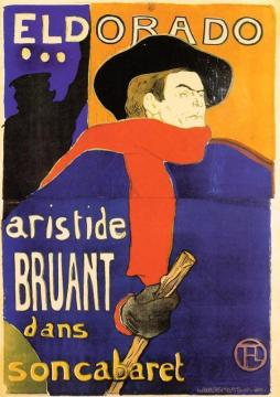 Eldorado, Aristide Bruant Artwork by Henri de Toulouse-Lautrec