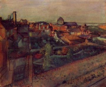 View of Saint-Valery-sur-Somme Artwork by Edgar Degas