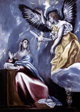 Annunciation Artwork by El Greco