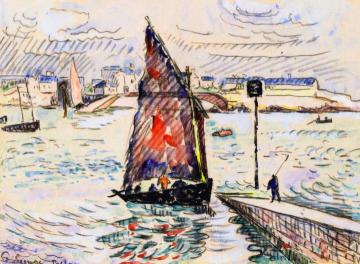 Port-Louis Artwork by Paul Signac