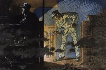 The Night Mail Artwork by Sir William Orpen