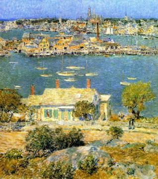 Gloucester Harbor Artwork by Frederick Childe Hassam