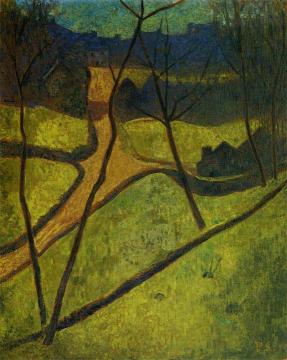 Chateau neuf Artwork by Paul Serusier