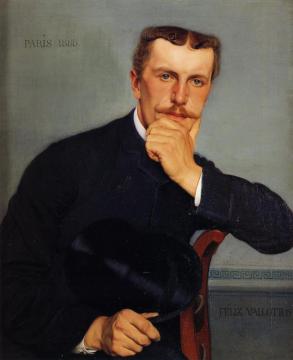 Portrait Of The Artist's Brother With Hat Artwork by Felix Vallotton